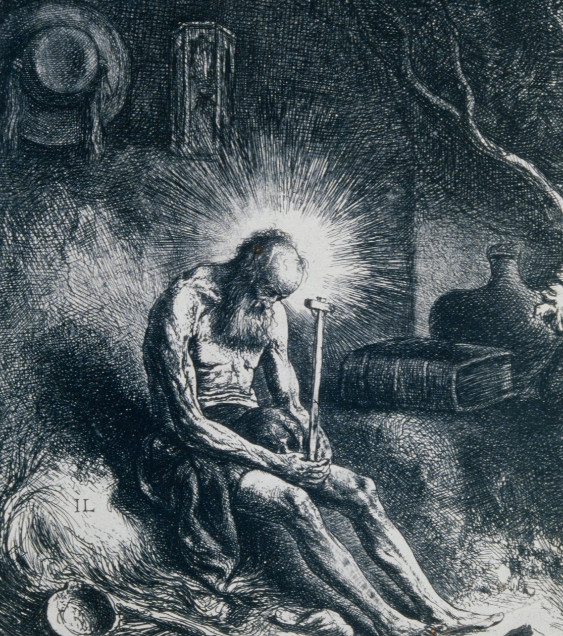 Der heilige Hieronymus von Jan Lievens