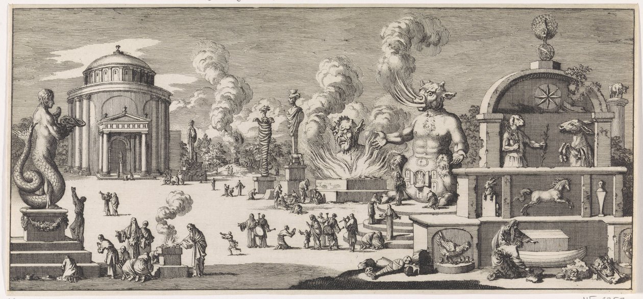 Ägyptische, syrische, babylonische und samaritanische Götter, die von den Hebräern und Juden verehrt werden von Jan Luyken