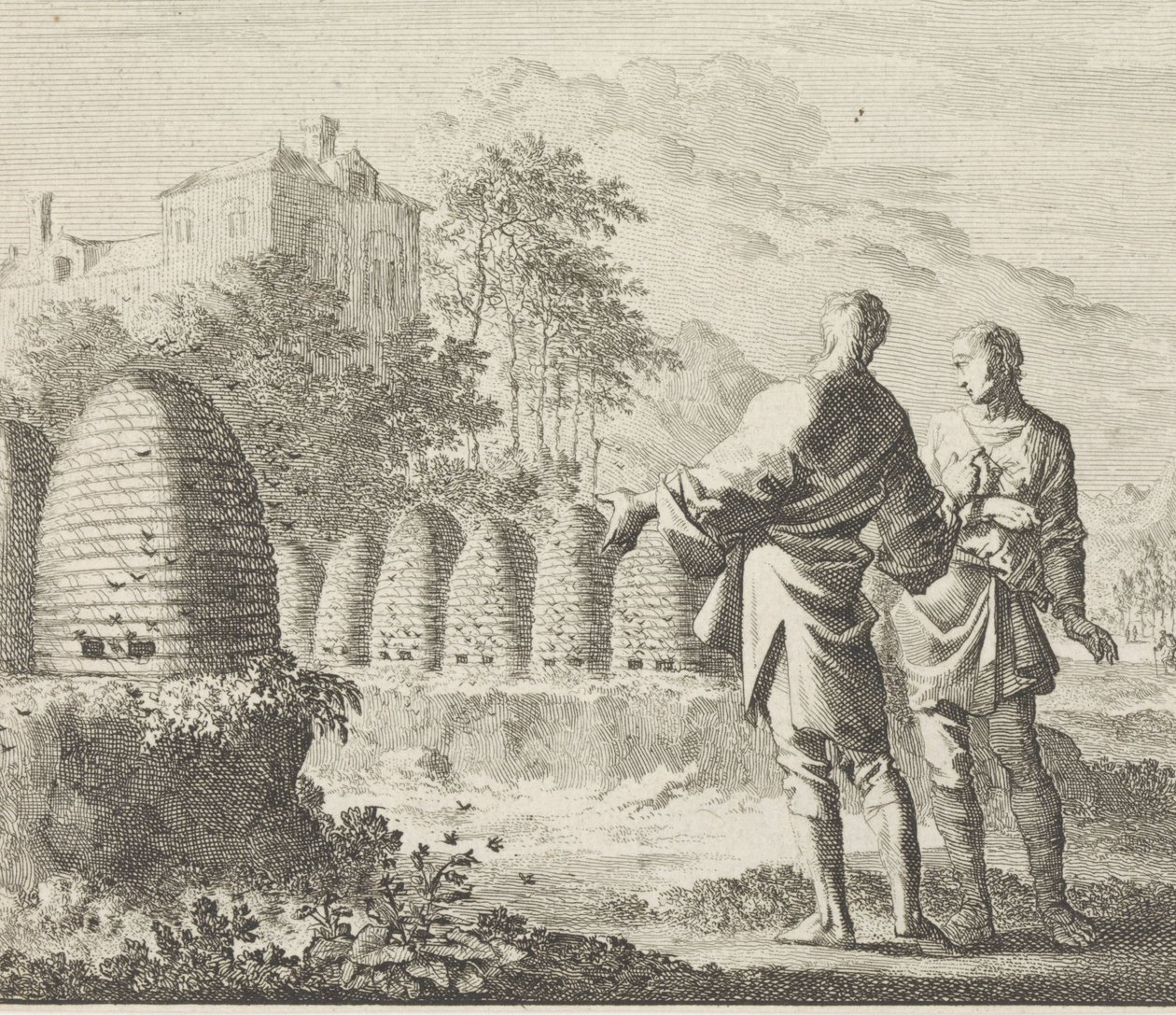 Emblem: Bienen von Jan Luyken