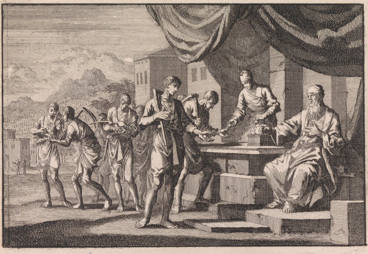 Gleichnis von den Arbeitern im Weinberg von Jan Luyken