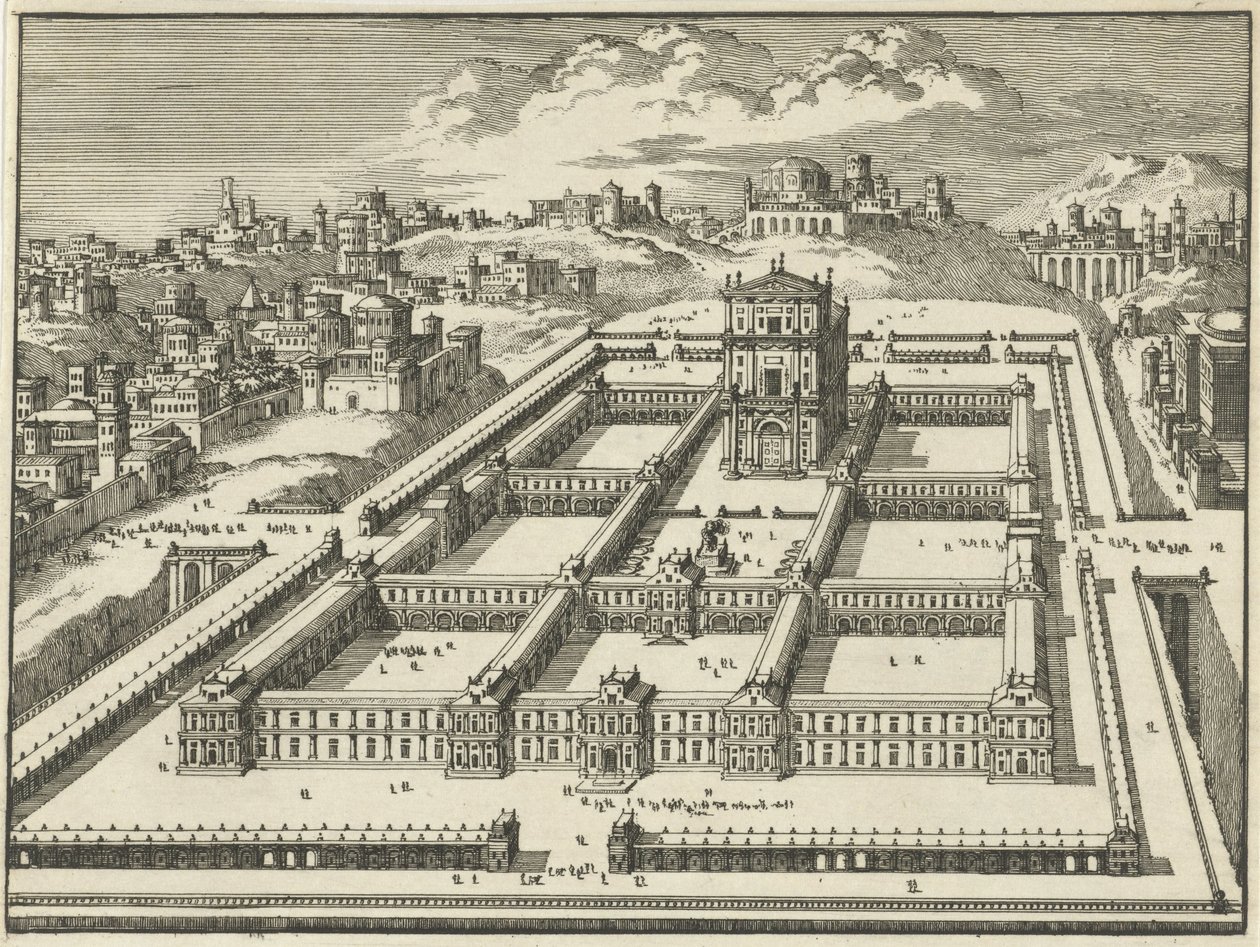 Tempel von Salomon, Jerusalem (Variante B) von Jan Luyken