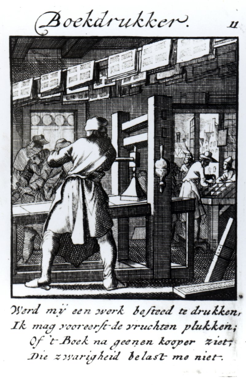 Der Buchdrucker, aus dem Handelsbuch 