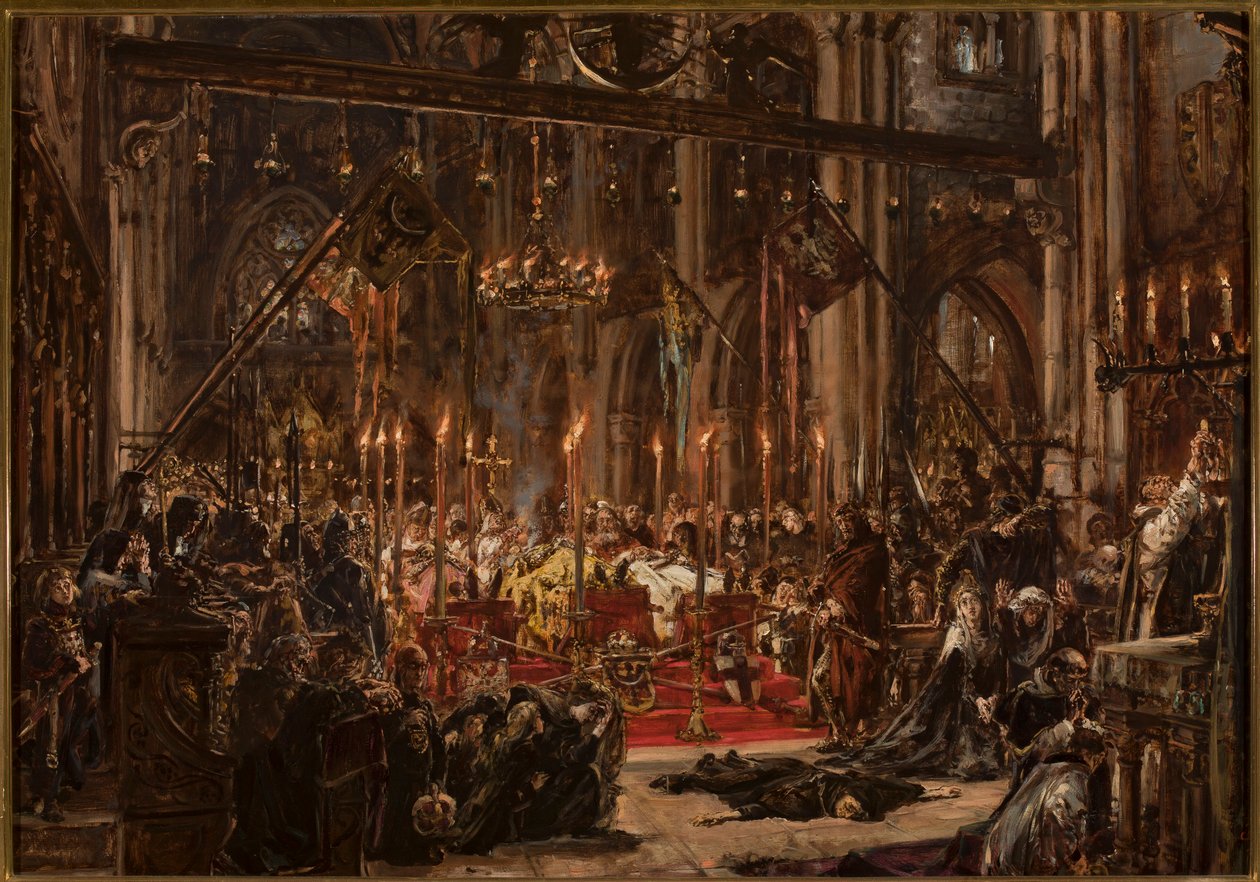 Niederlage von Liegnitz. Wiedergeburt. Jahr 1241 von Jan Matejko