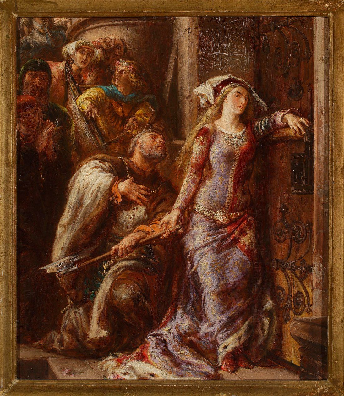 Königin Jadwiga und Dymitr von Goraj von Jan Matejko