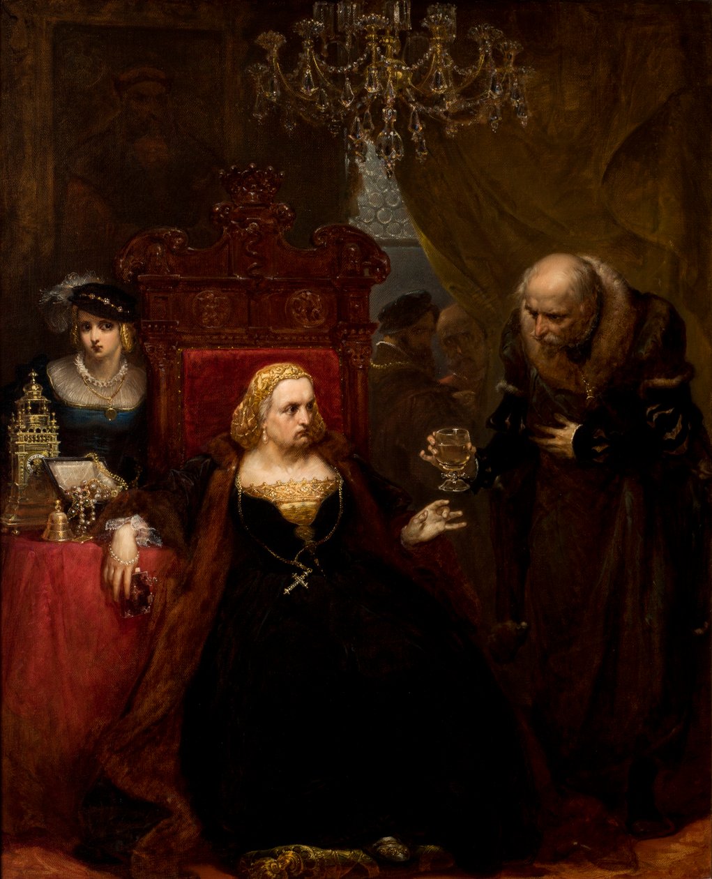 Die Vergiftung der Königin Bona von Jan Matejko