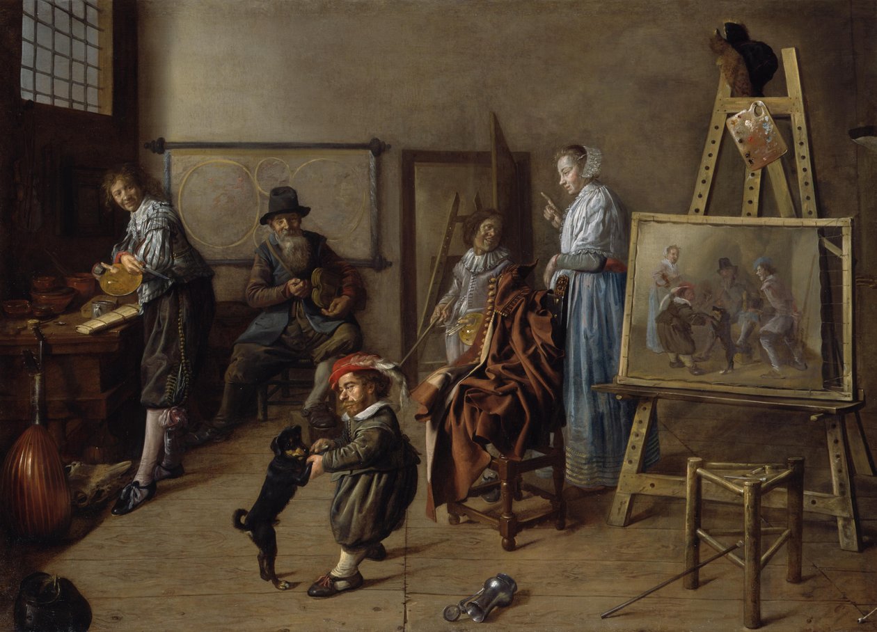 Die Werkstatt des Malers von Jan Miense Molenaer