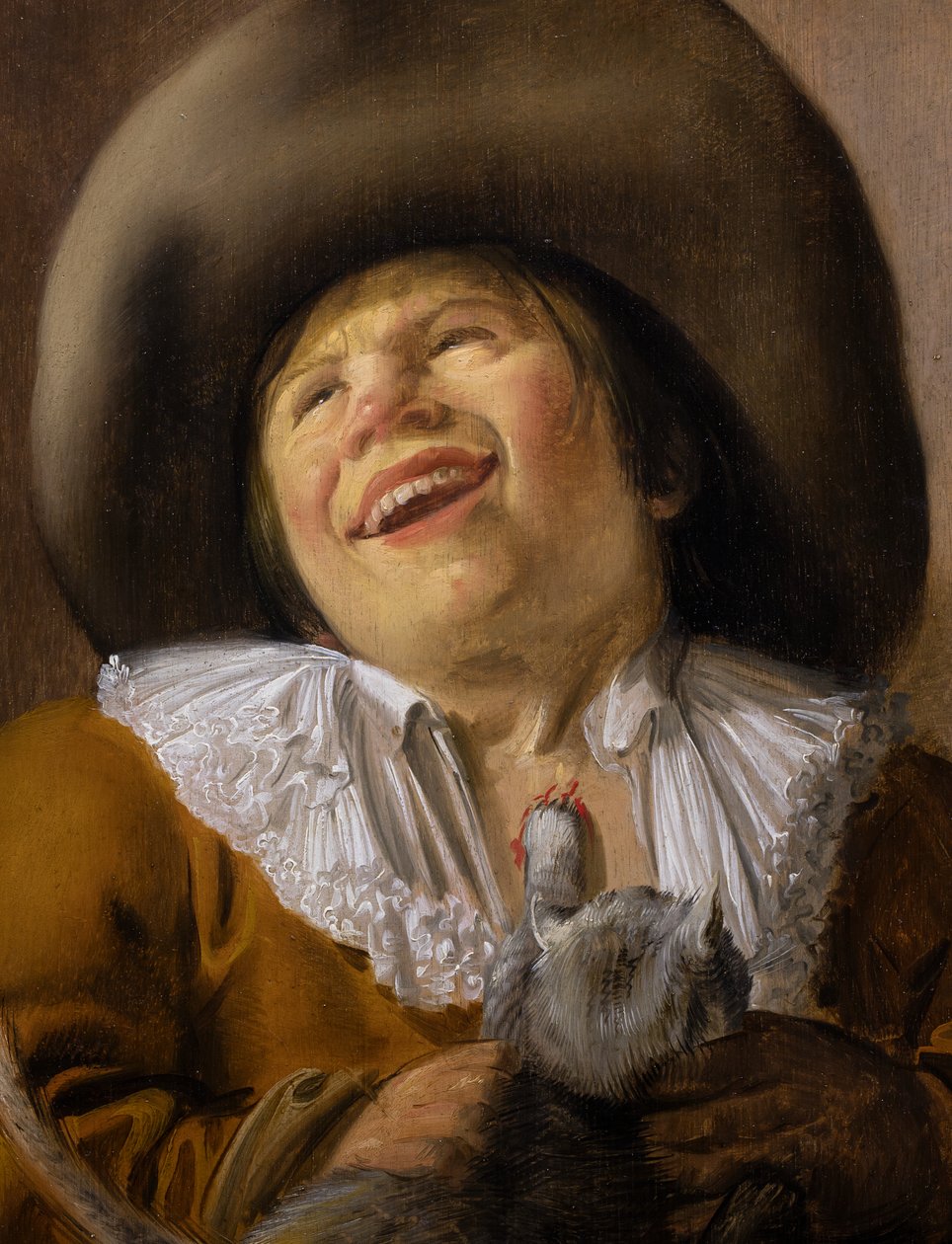 Junger Junge von einer Katze gekratzt (Detail) von Jan Miense Molenaer