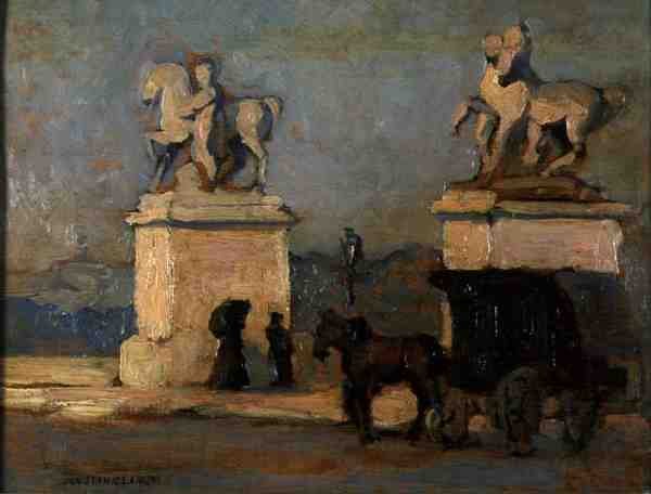 Place de la Concorde, Paris, ca. 1900 von Jan Stanislawski