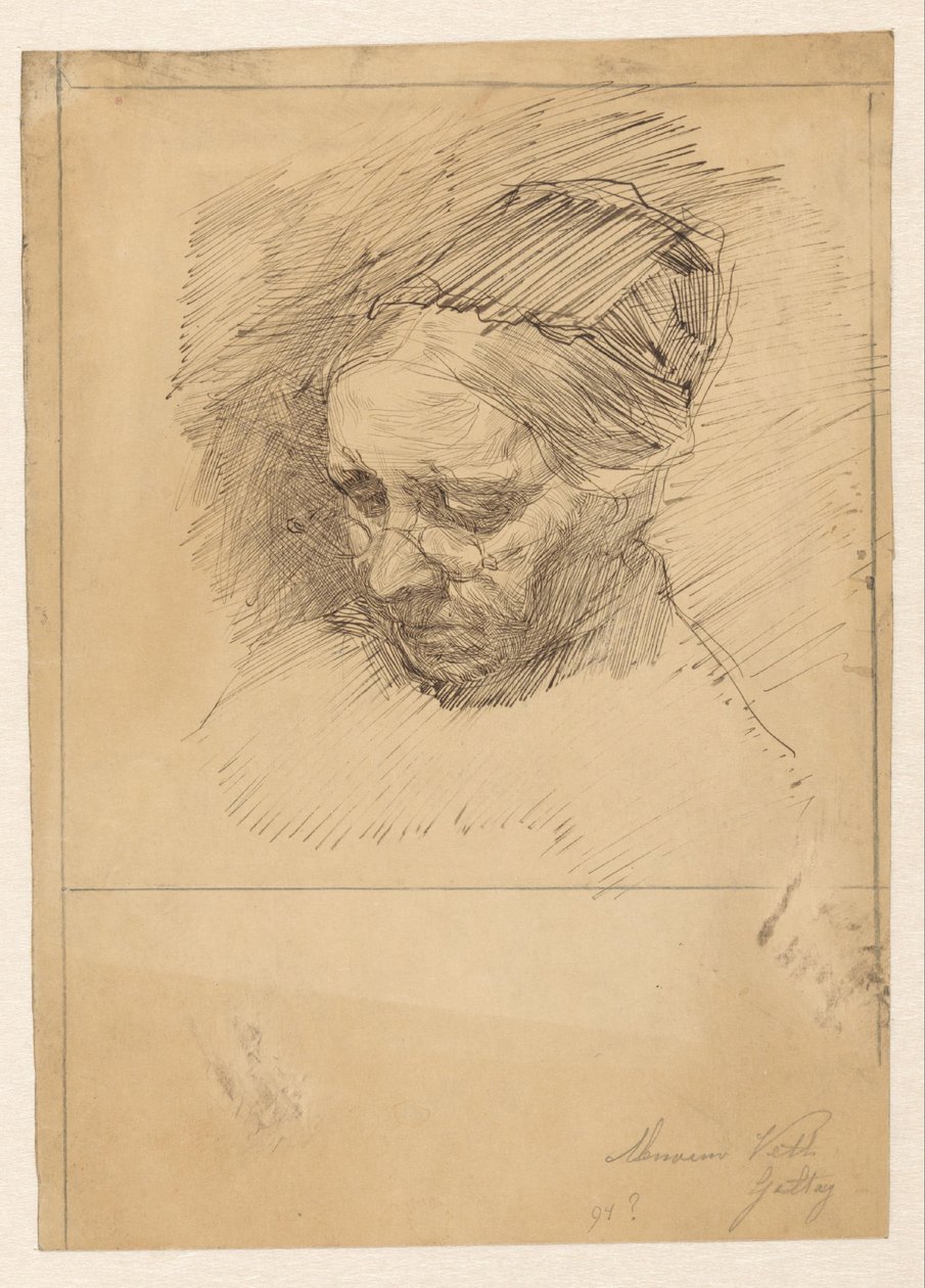 Porträt von Frau Anna Cornelia Veth-Giltay von Jan Veth