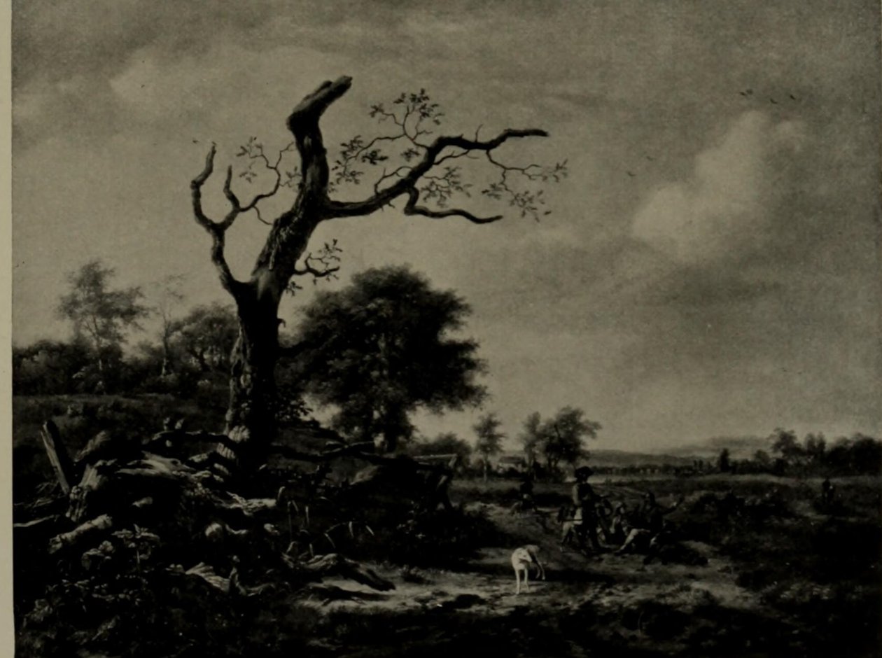 Landschaft mit ruhenden Jägern von Jan Wijnants