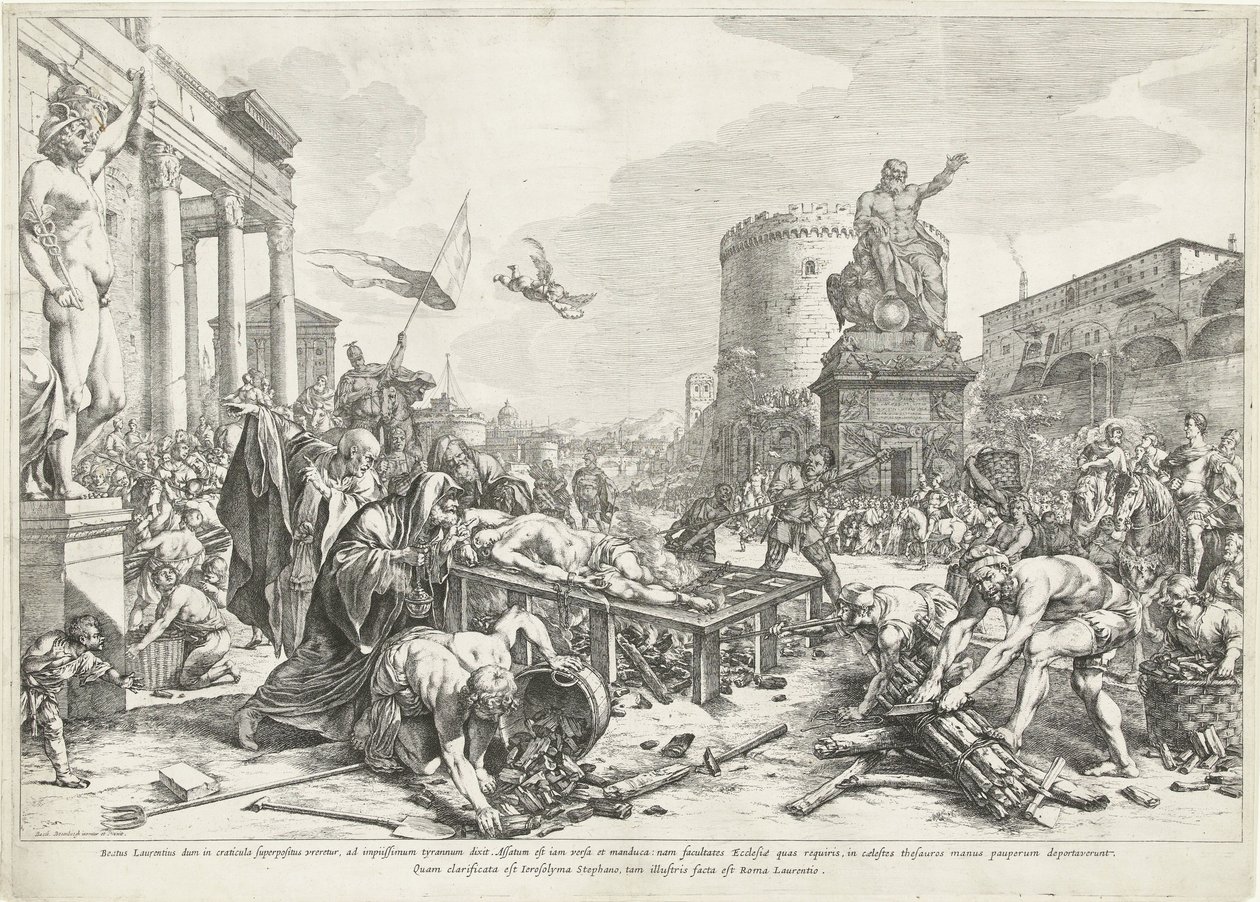 Martyrium des heiligen Laurentius von Jan de Bisschop