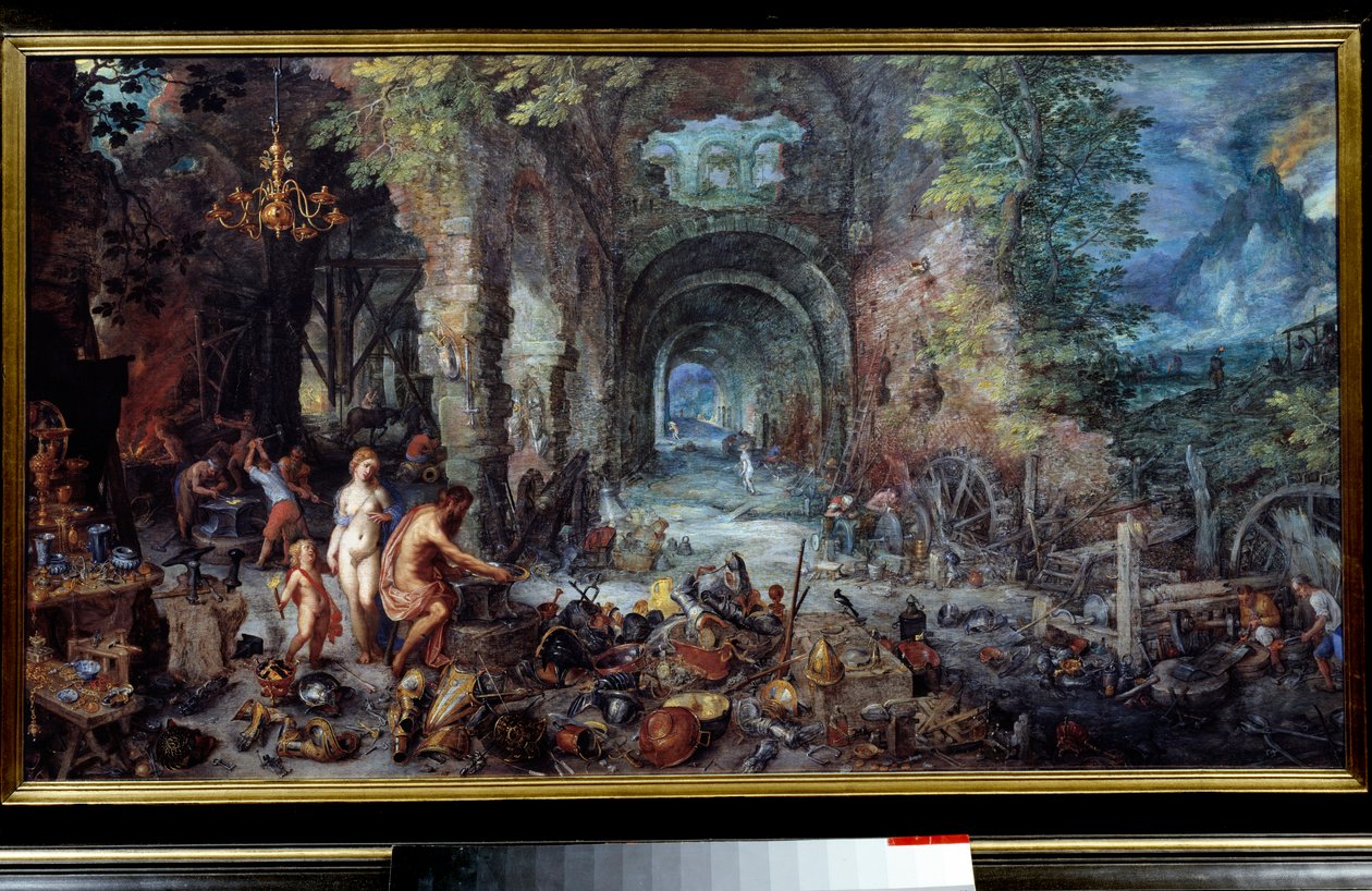 Die vier Elemente: Feuer von Jan the Elder Brueghel
