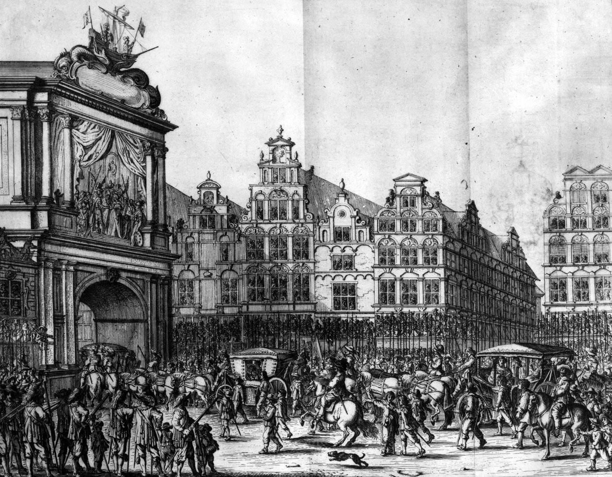 Der Einzug von Maria de' Medici in Amsterdam, aus Caspar Barlaeus ...