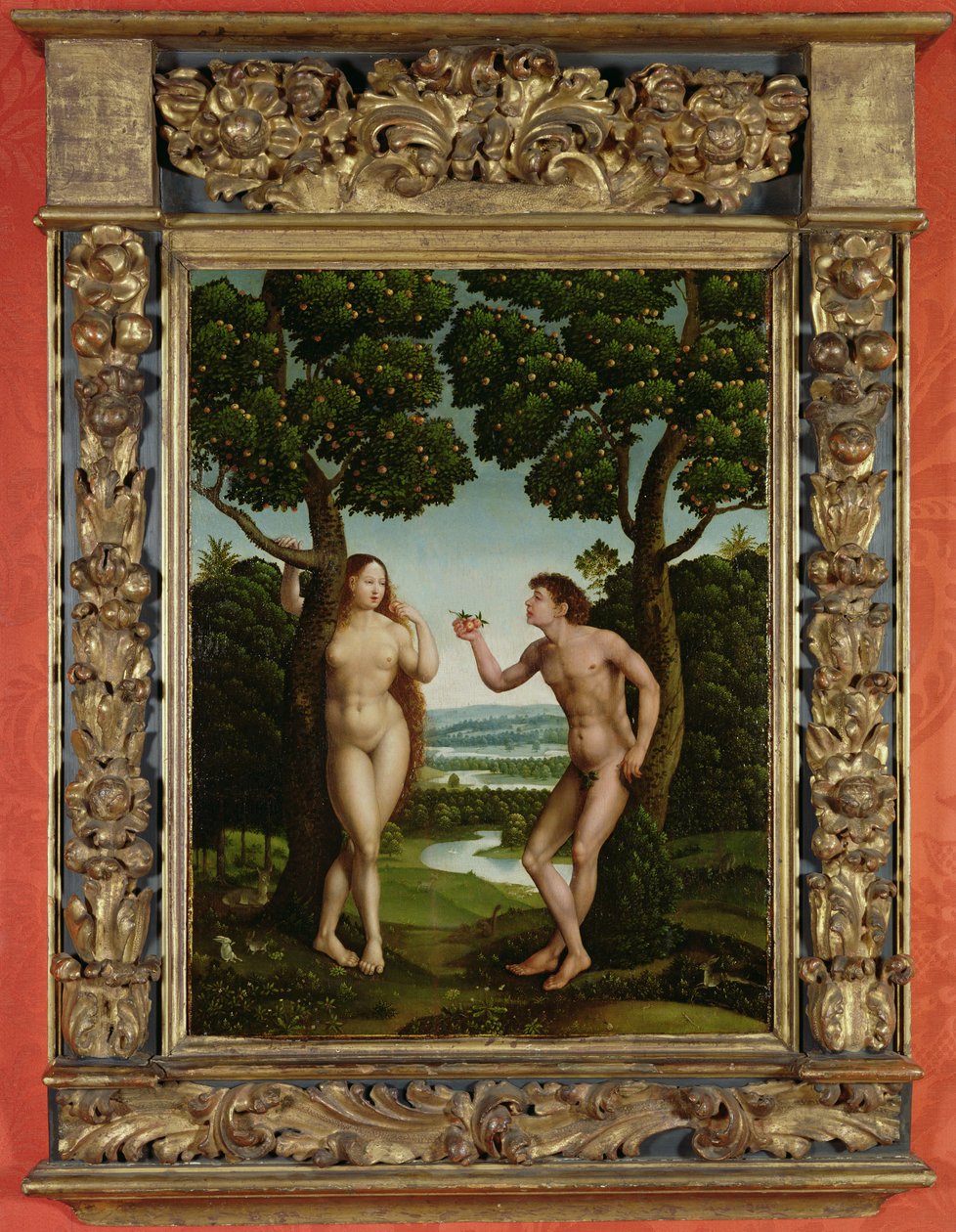Adam und Eva von Jan van (attr. to) Scorel