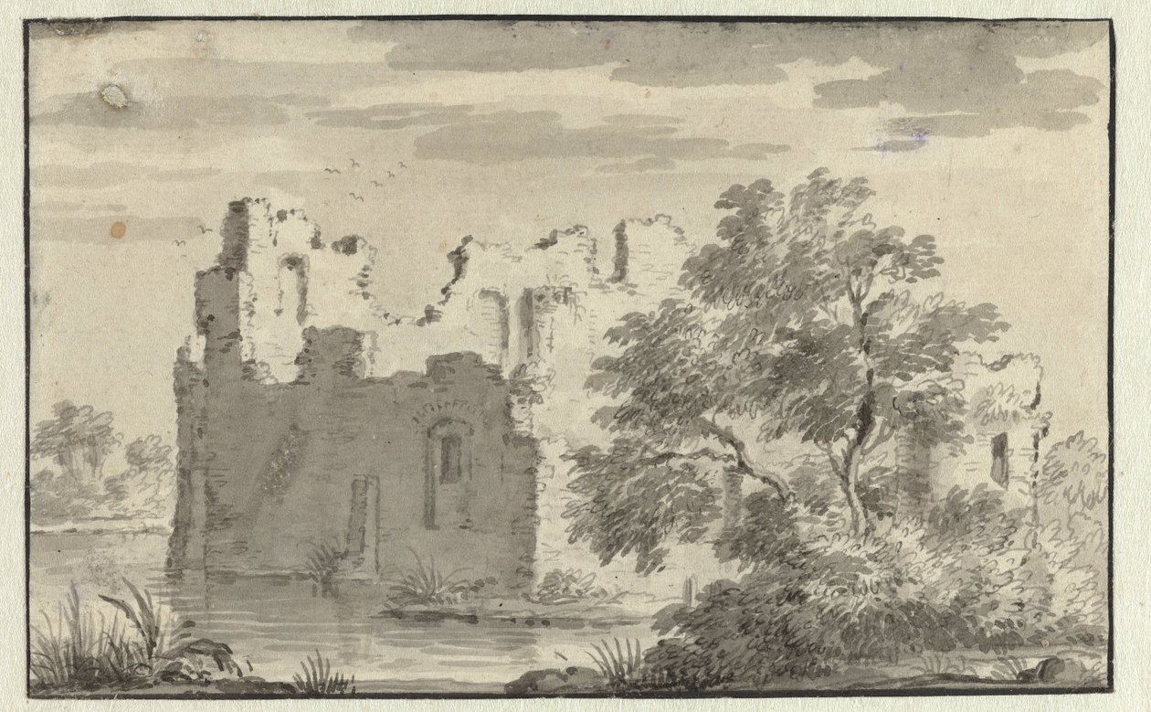 Ruine von Huis te Foreest oder Oosterwijk von Jan van Aken (attributed to)