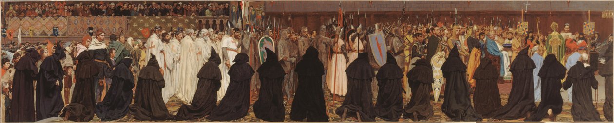 Das Begräbnis von Karl dem Guten in Brügge am 22. April 1127 von Jan van Beers