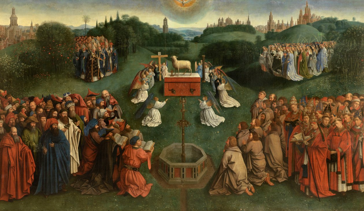 Anbetung des Lammes von Jan van Eyck