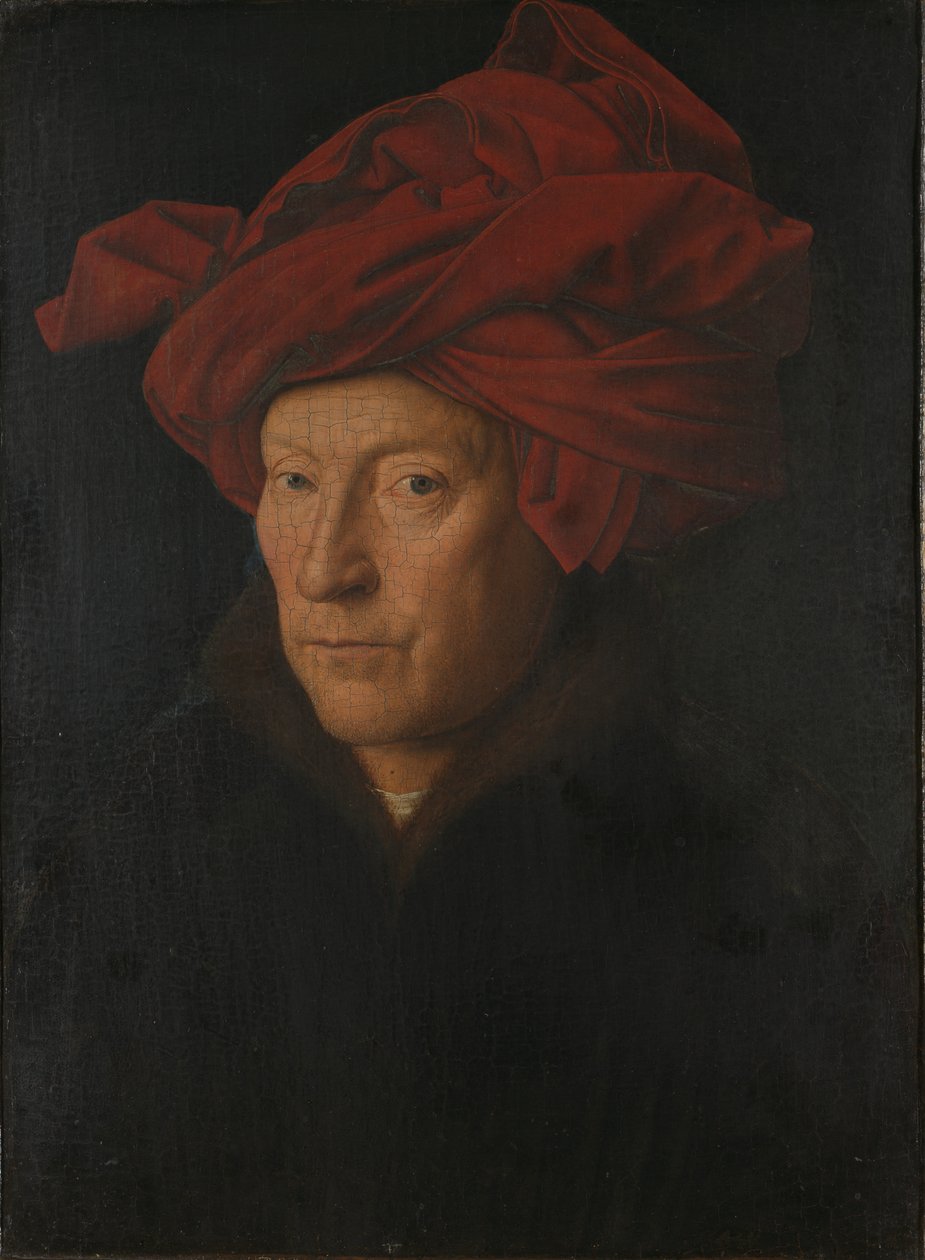 Porträt eines Mannes (Selbstporträt?) von Jan van Eyck