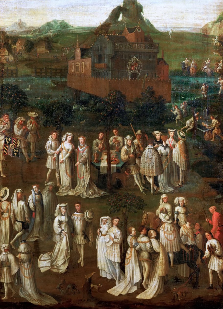 Die Hochzeit von Philipp dem Guten mit Isabella von Portugal im Januar 1430 von Jan van Eyck