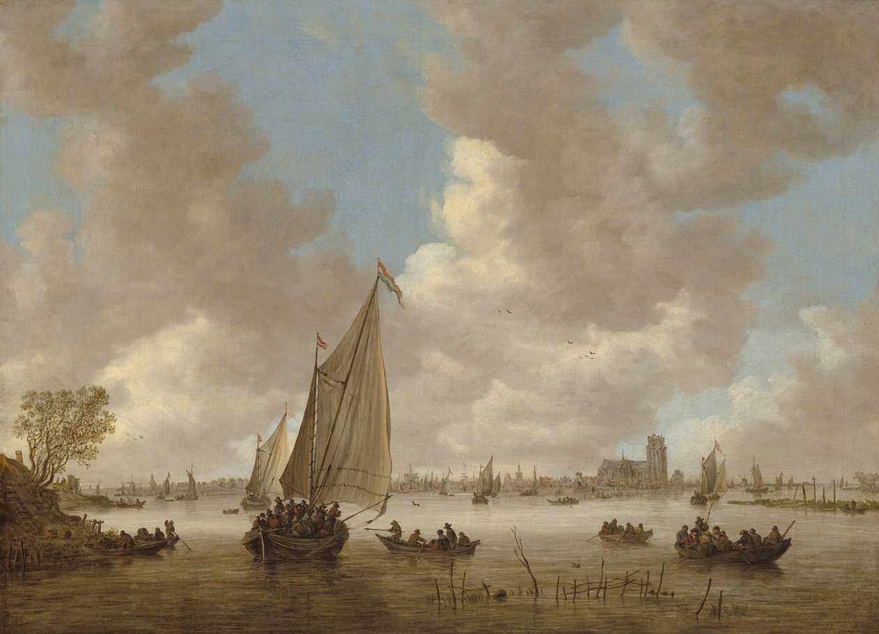 Blick auf Dordrecht von Norden von Jan van Goyen