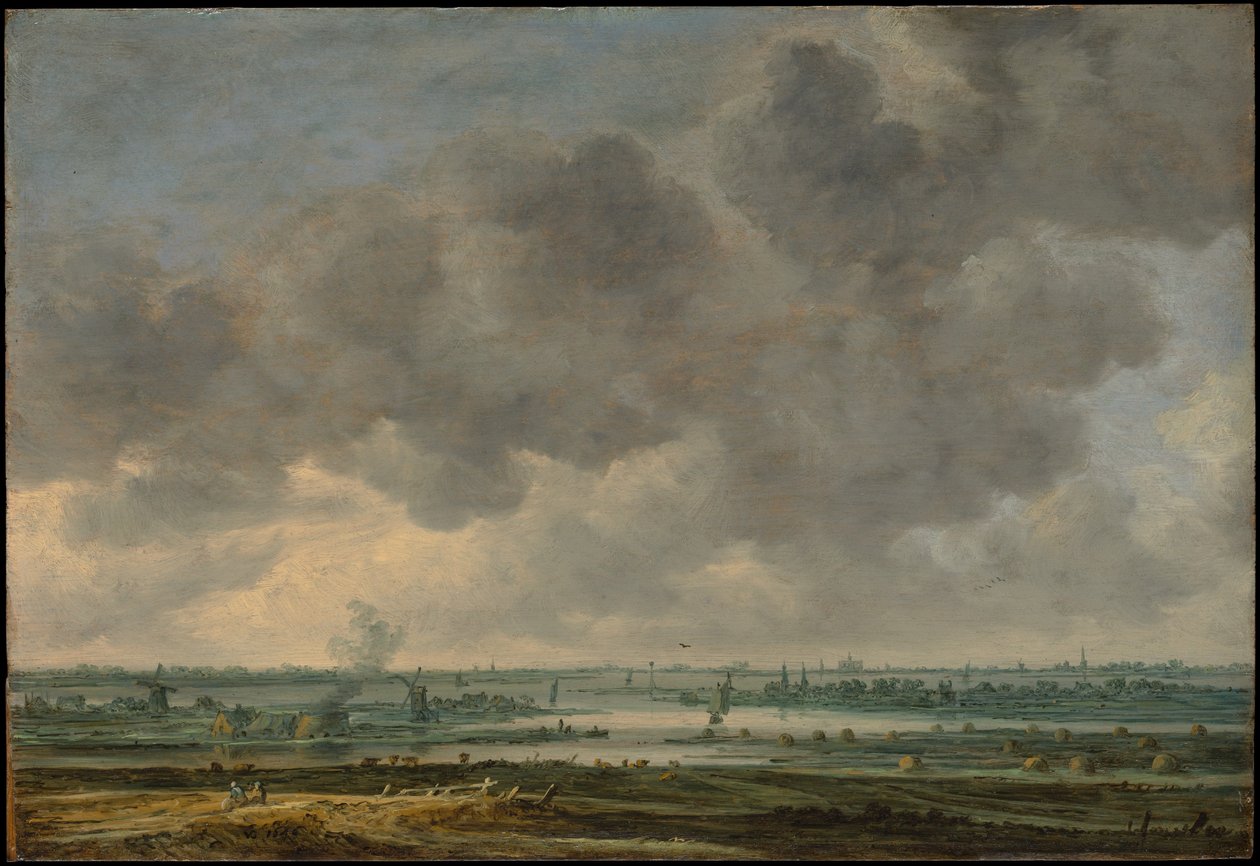 Blick auf Haarlem und das Haarlemmer Meer von Jan van Goyen