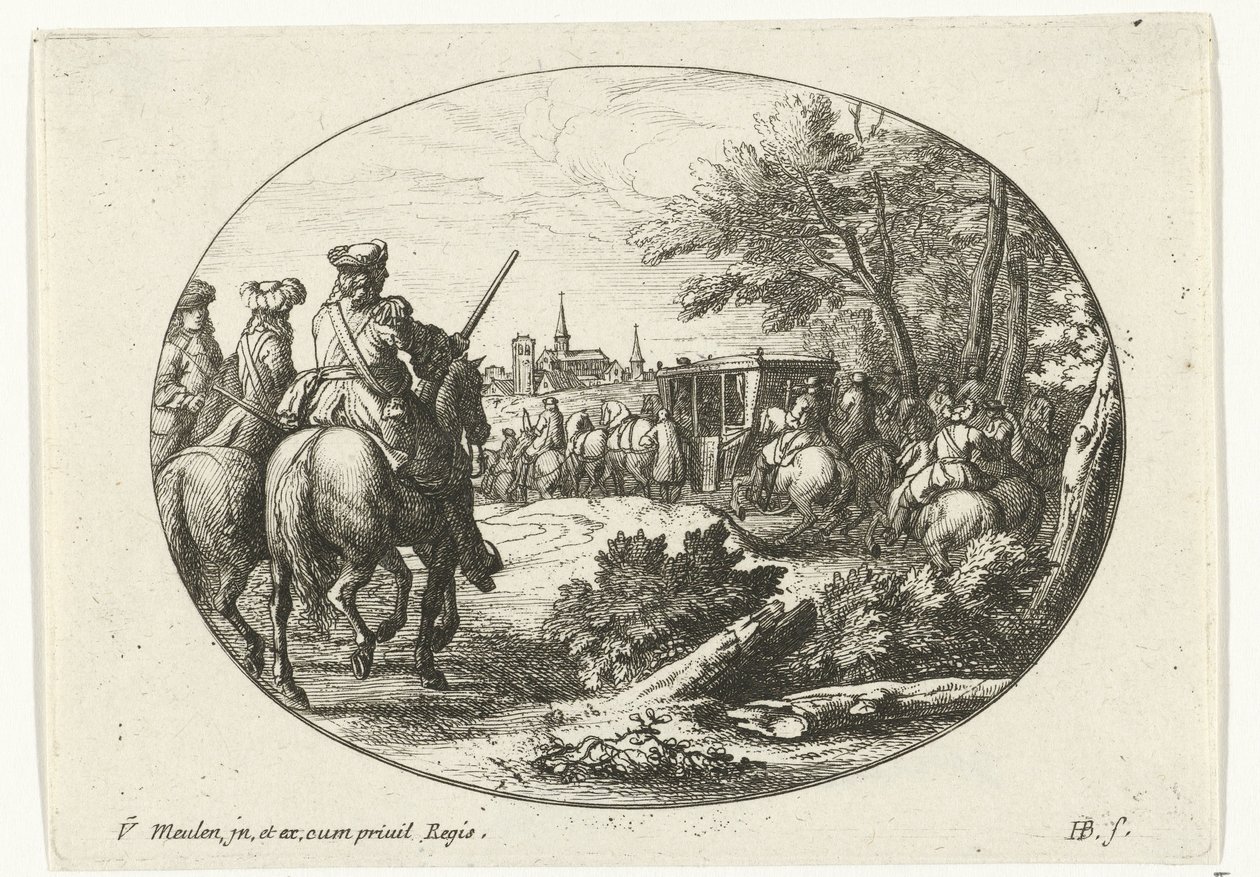 Belagerung einer Stadt von Jan van Huchtenburg