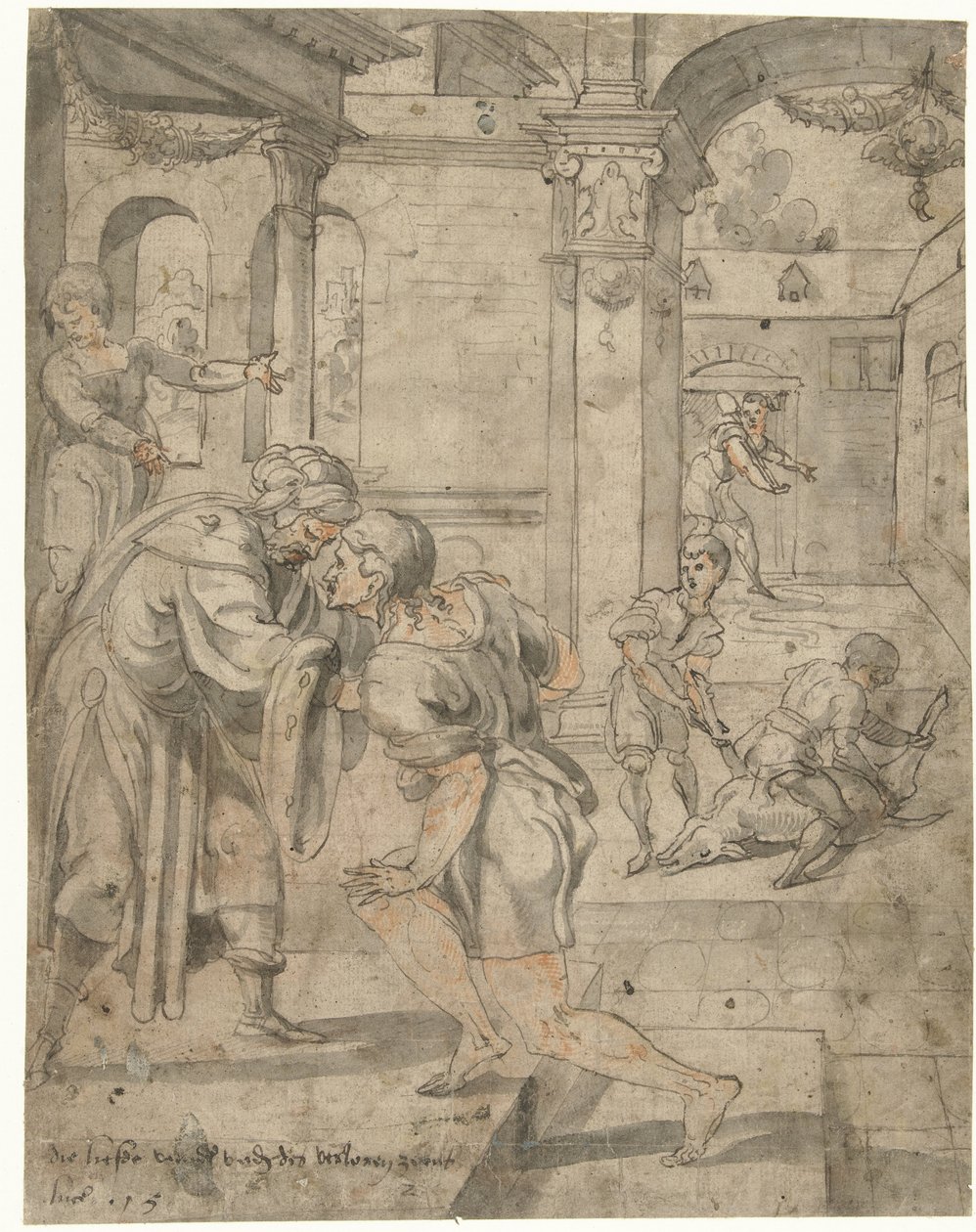 Rückkehr des verlorenen Sohnes von Jan van Scorel (circle of)