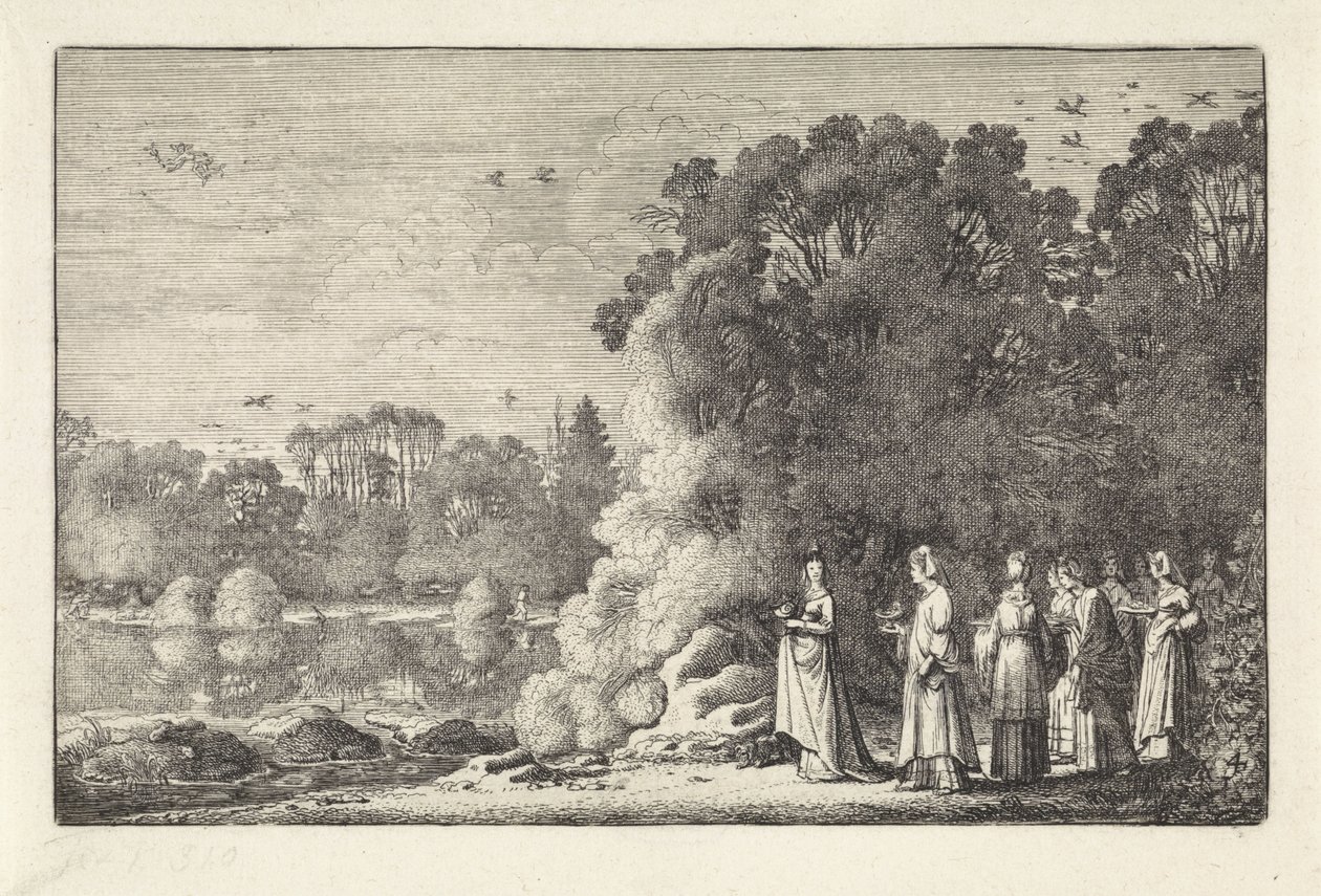 Landschaft mit Merkur und Herse von Jan van de Velde (II)