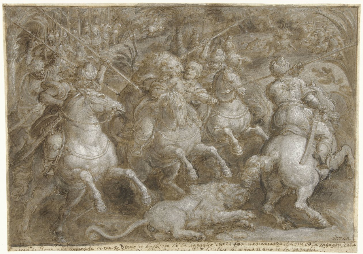 Jagd auf persische Löwen (Jagdpartien, Bd. 2) von Jan van der Straet