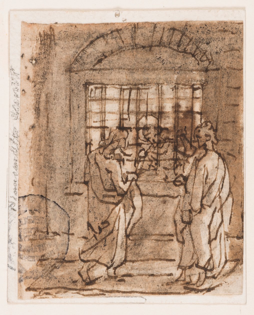 St. Peter im Gefängnis von Jan van der Straet, called Stradanus