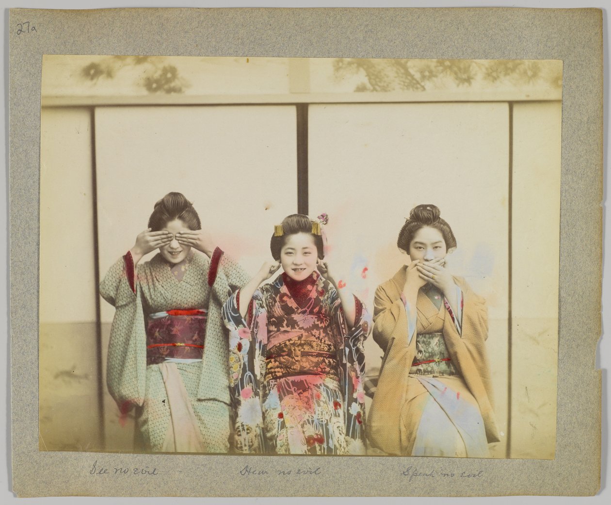 Nichts Böses sehen, nichts Böses hören, nichts Böses sagen von Japanese Photographer