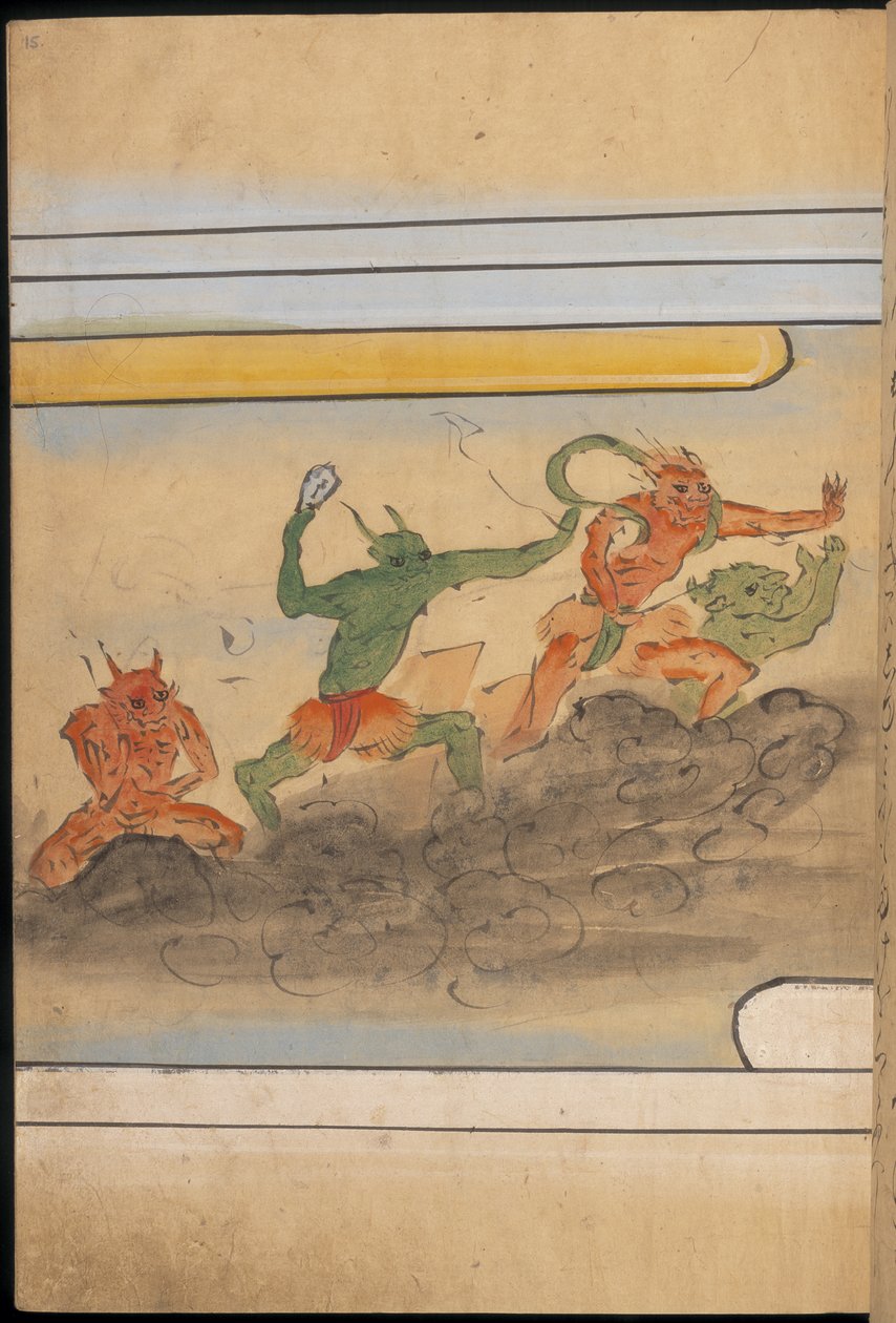 Bewaffnete Kobolde, Illustration aus dem 