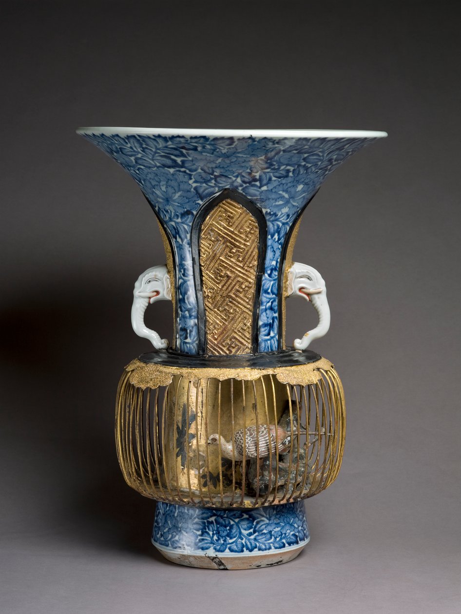 Vogelkäfigvase, ca. 1720 von Japanese School