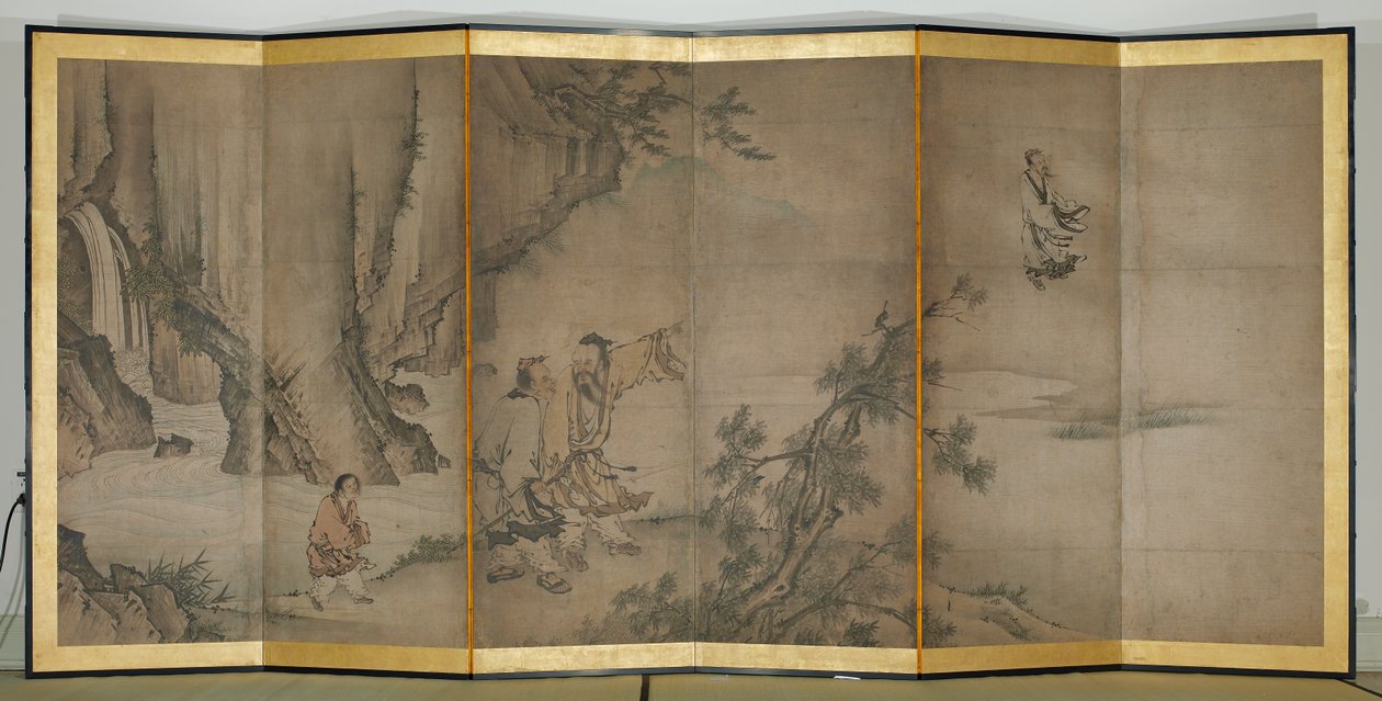 Fliegender Liezi, frühes 16. Jahrhundert von Japanese School