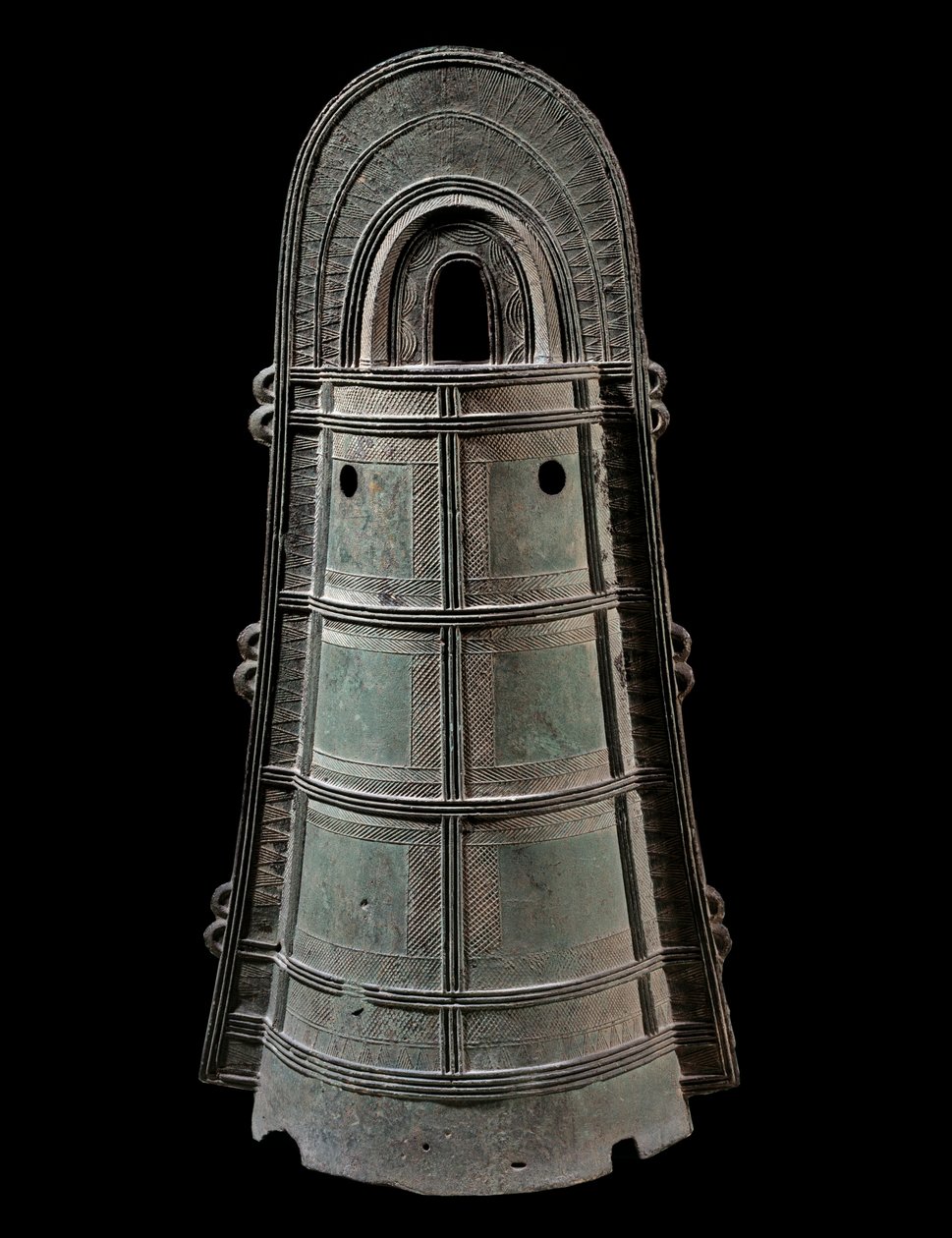 Japanische Kunst: Dotaku (Bronzeglocke) von Japanese School