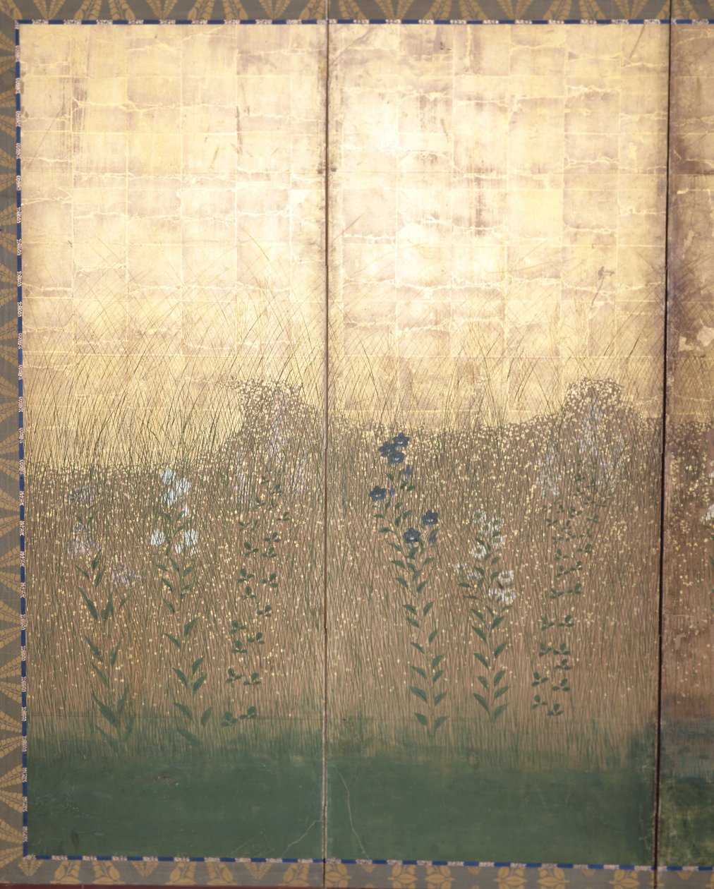 Mond in der Musashi-Ebene von Japanese School