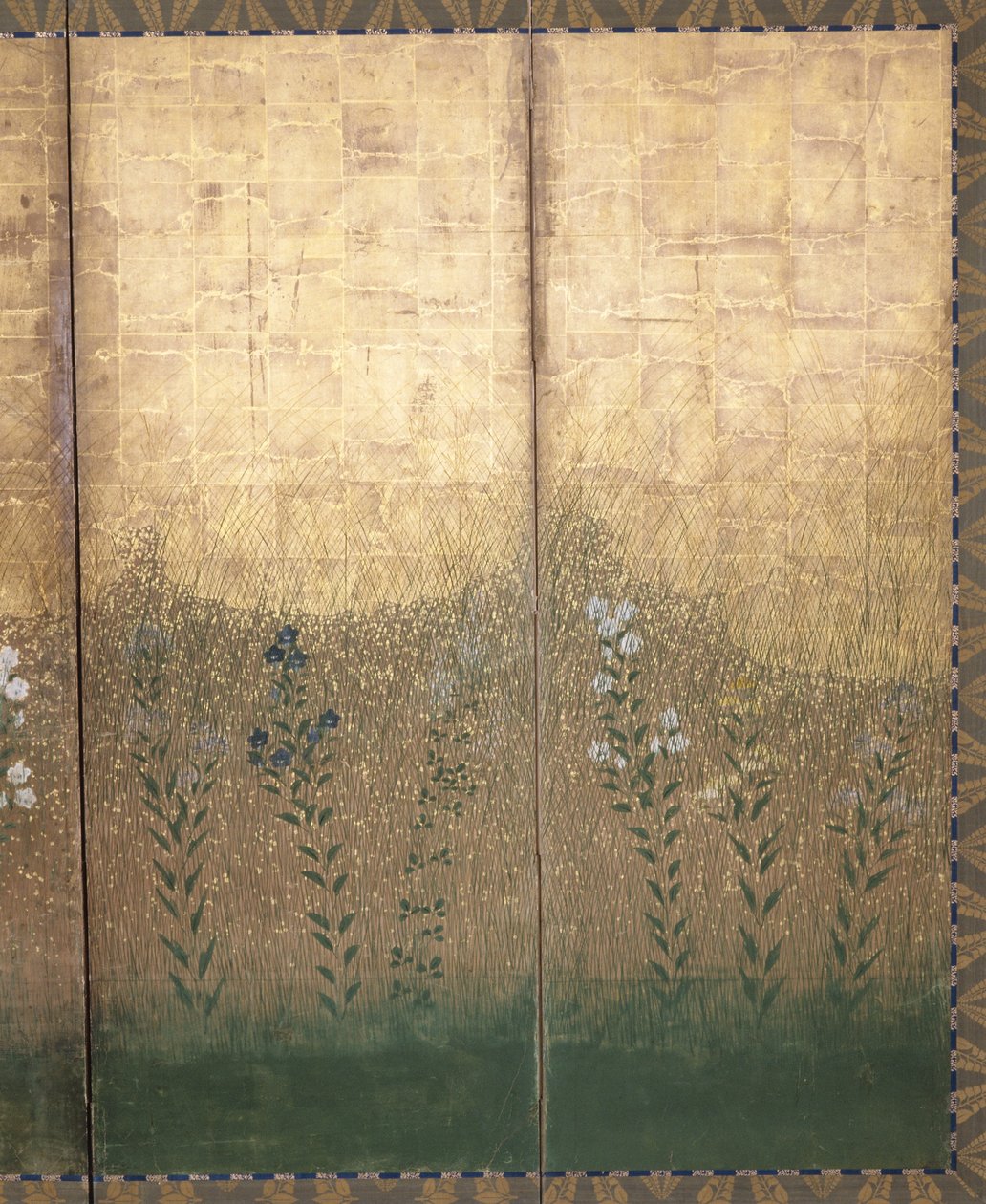 Mond in der Musashi-Ebene von Japanese School