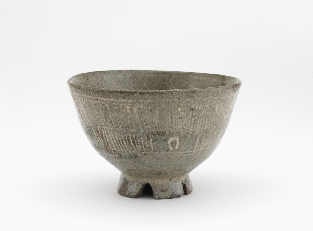 Teeschale im Mishima-Stil, Saga Präfektur, Edo-Periode, frühes 17. Jahrhundert von Japanese School