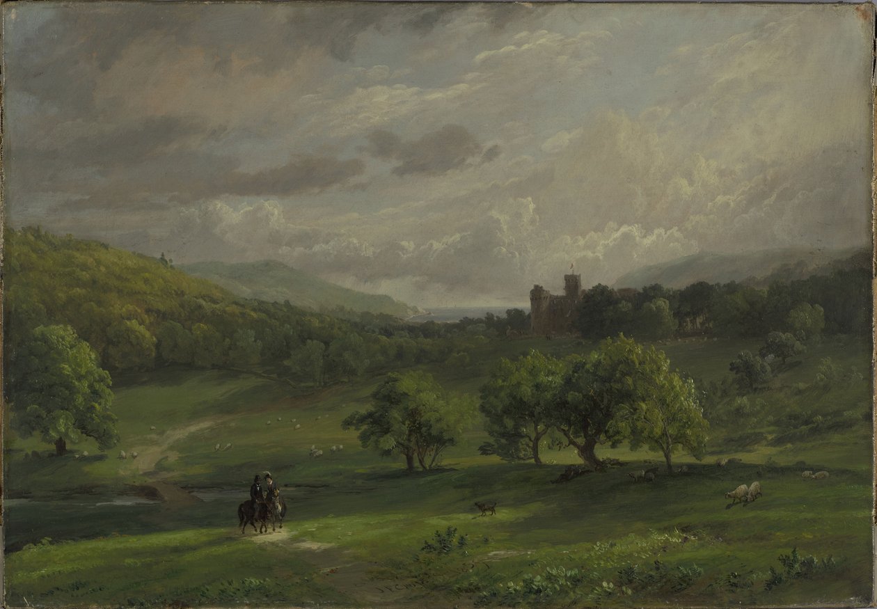 Lulworth Castle von Jasper Francis Cropsey