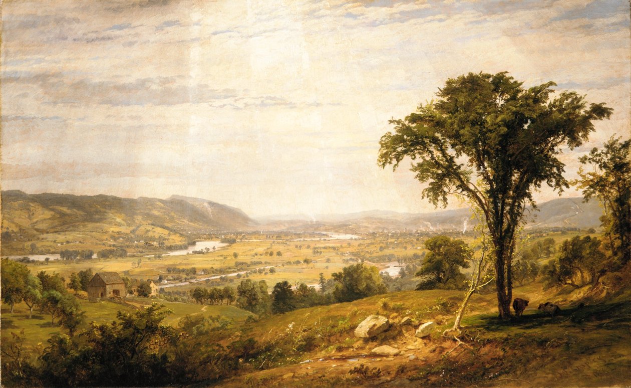 Wyoming Valley, Pennsylvania von Jasper Francis Cropsey