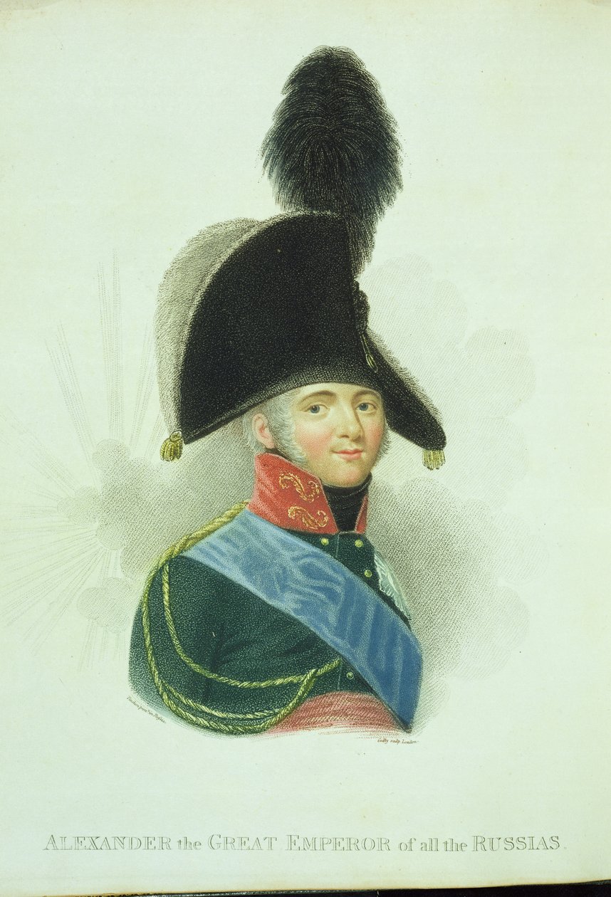 Alexander (1777-1825) der Große Kaiser von ganz Russland von Jean Antoine Pinchon