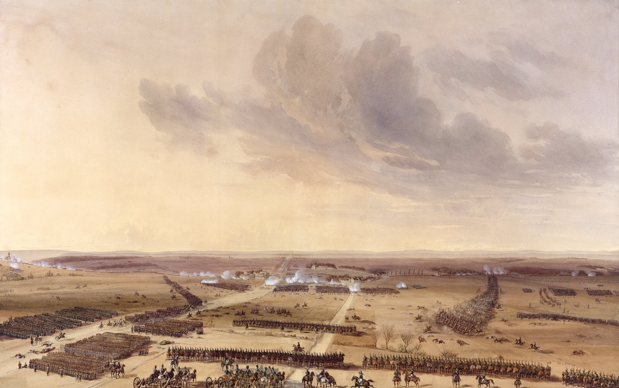 Die Schlacht von Montmirail am 11. Februar 1814 von Jean Antoine Simeon Fort