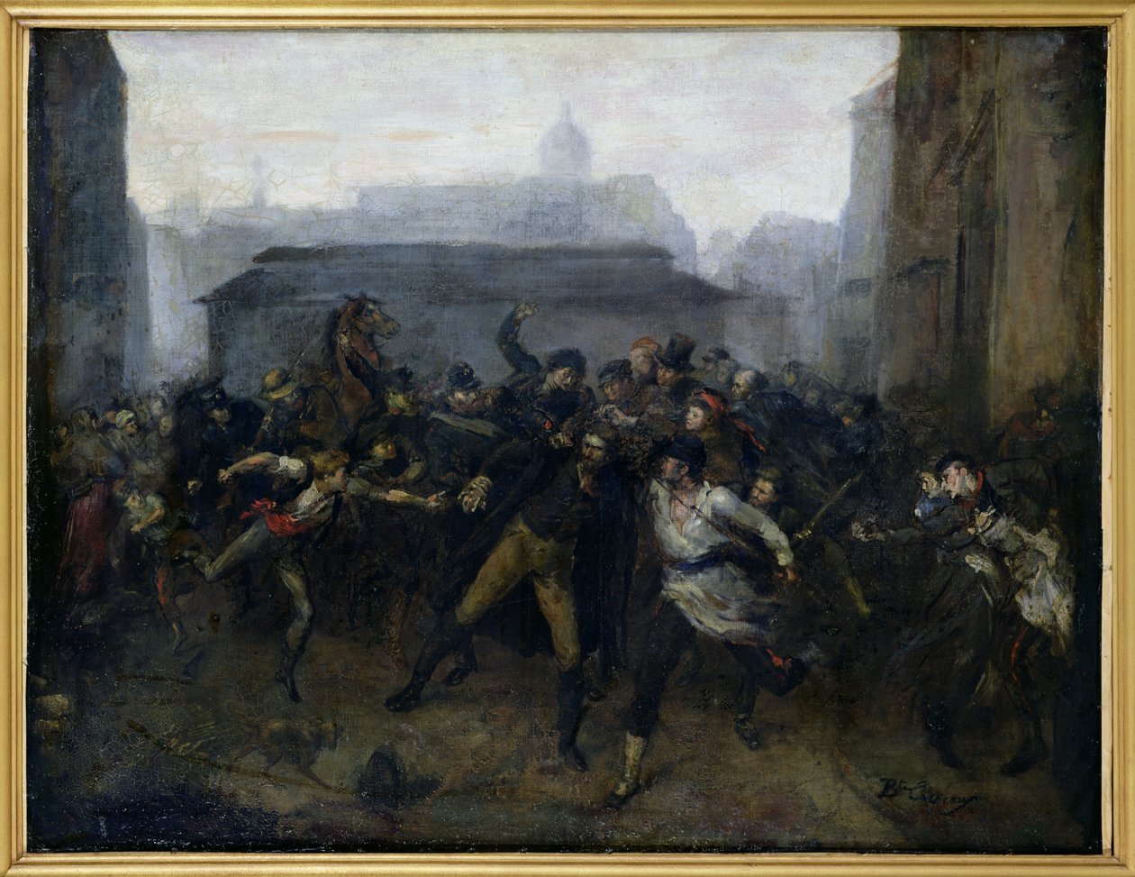 Der Spion, Episode der Belagerung von Paris von Jean Baptiste Carpeaux
