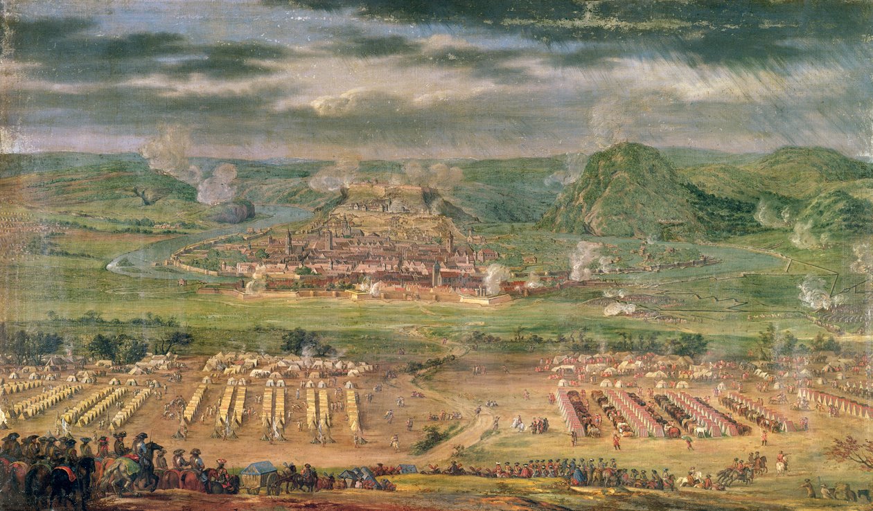 Die Belagerung von Besançon im Mai 1674 von Jean Baptiste Martin