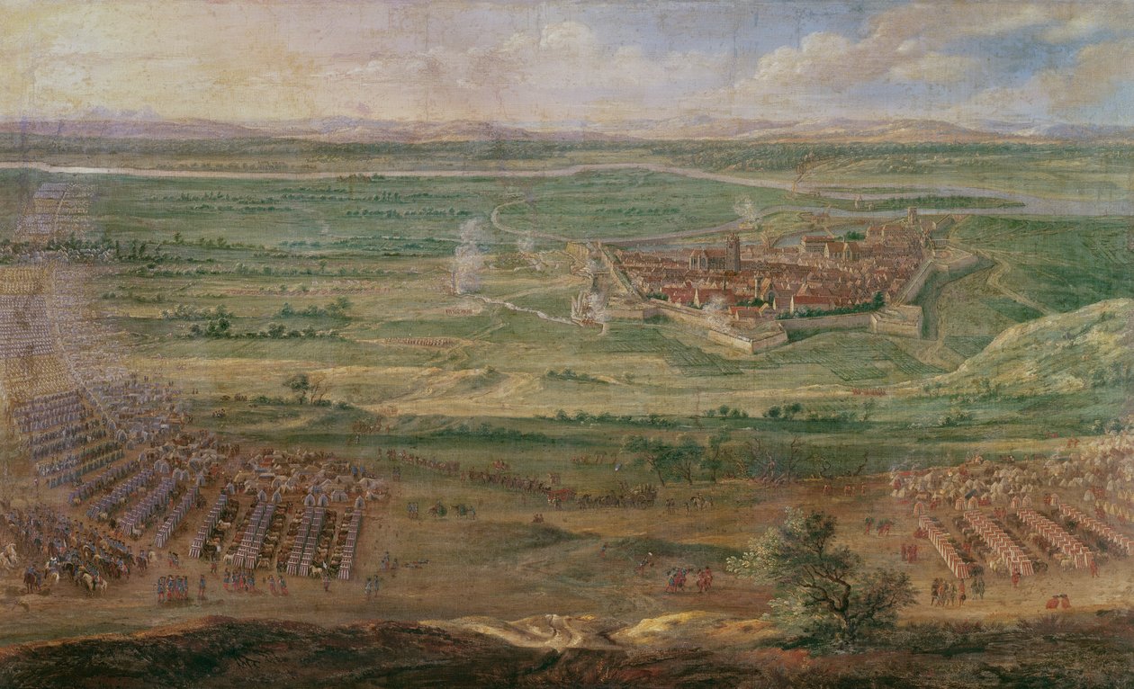 Die Belagerung von Dole im Juni 1674 von Jean Baptiste Martin