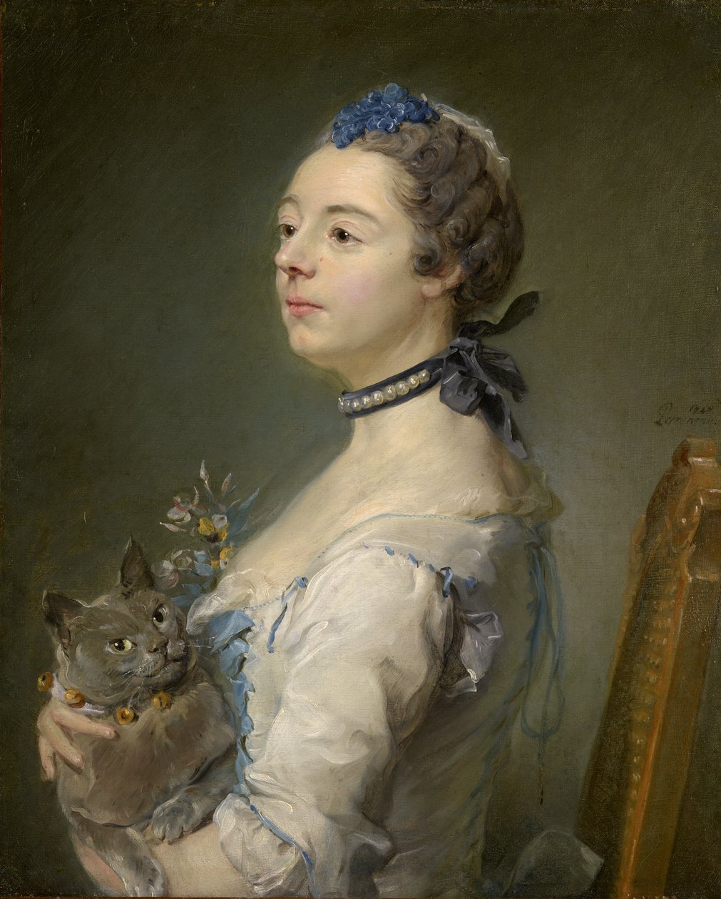 Magdaleine Pinceloup de la Grange, geborene de Parseval von Jean Baptiste Perronneau