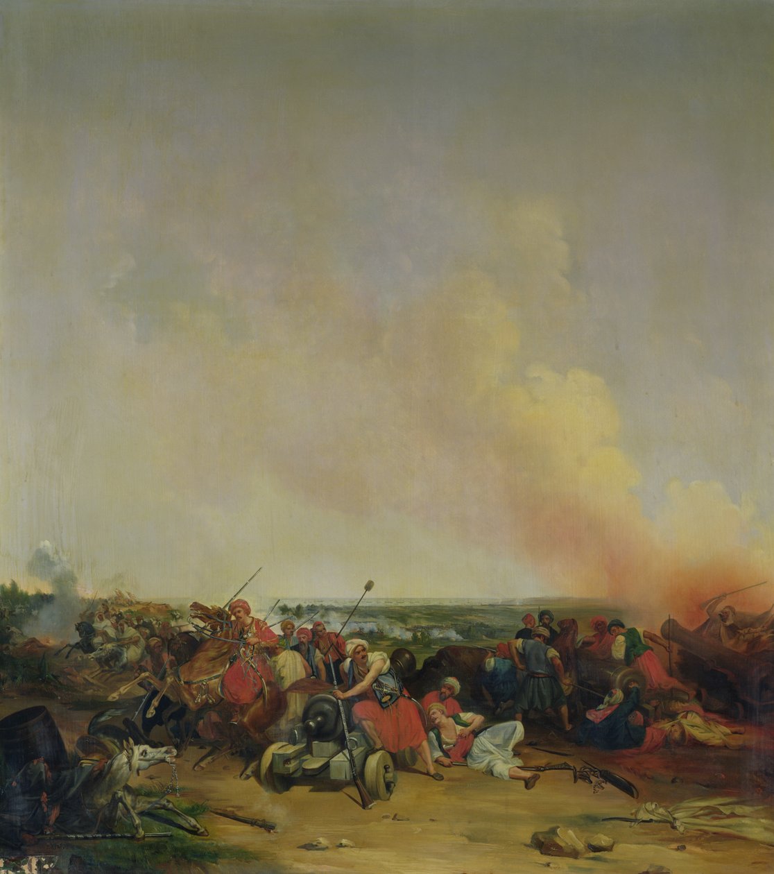 Schlacht von Sidi-Ferruch, 14. Juni 1830 von Jean Baptiste Prudent Carbillet