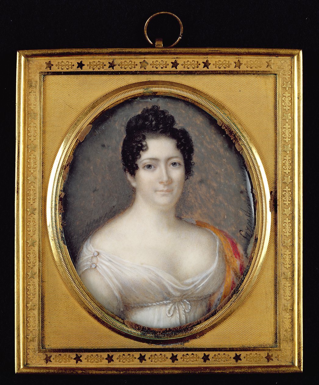 Mademoiselle Mars (1779-1847) 1819 von Jean Francois Strasbeaux