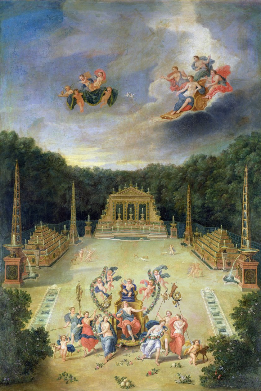 Die Haine von Versailles. Der Triumphbogen von Jean the Younger Cotelle