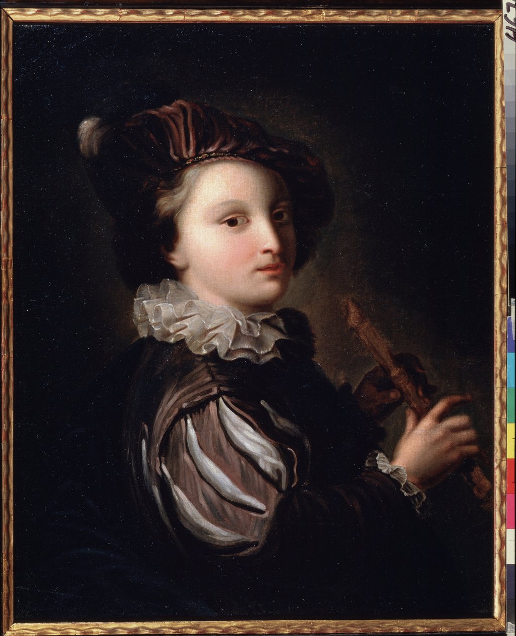 Der junge Page mit der Flöte von Jean Alexis Grimou